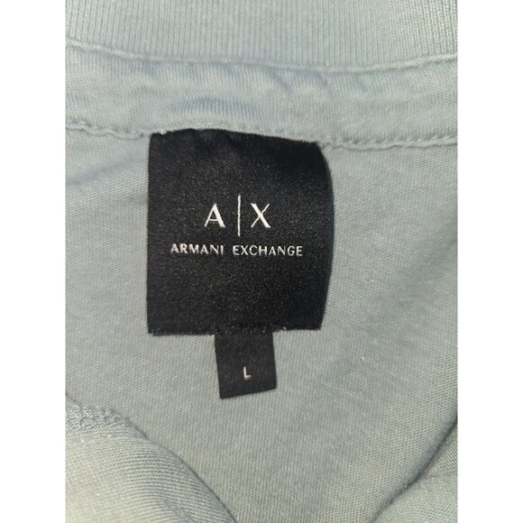 Armani Exchange Mens Large Polo Shirt Slim Fit - Picture 5 of 9